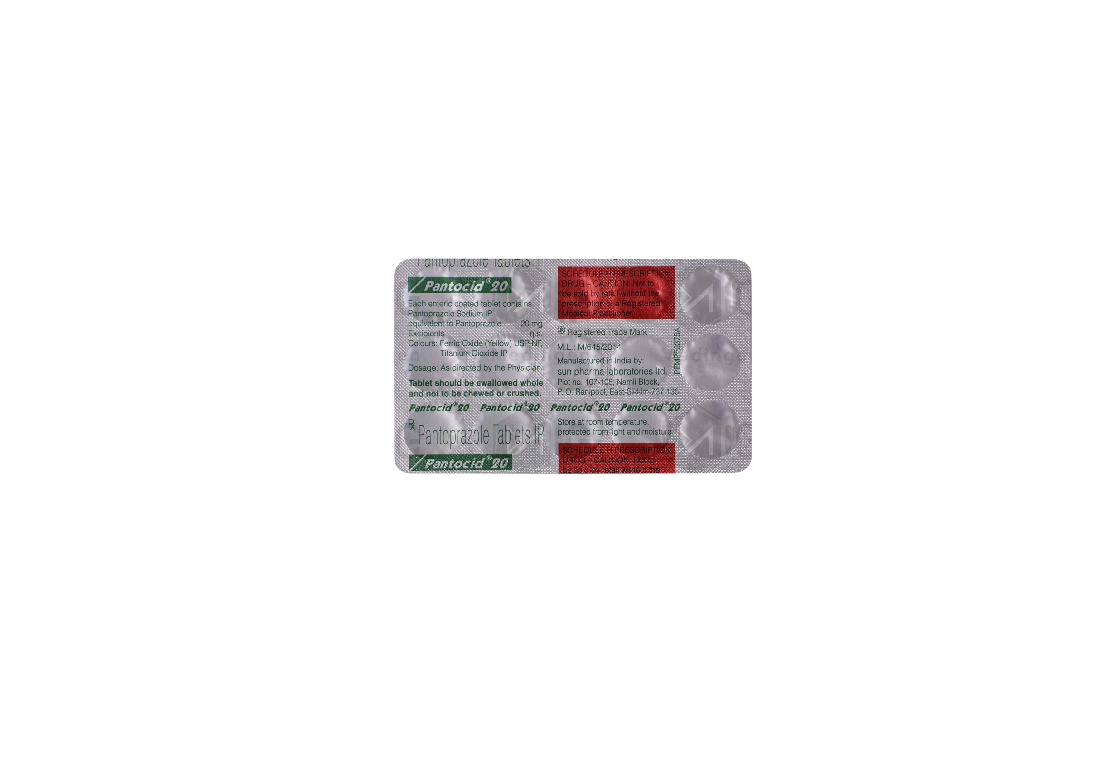 PANTOCID 20MG